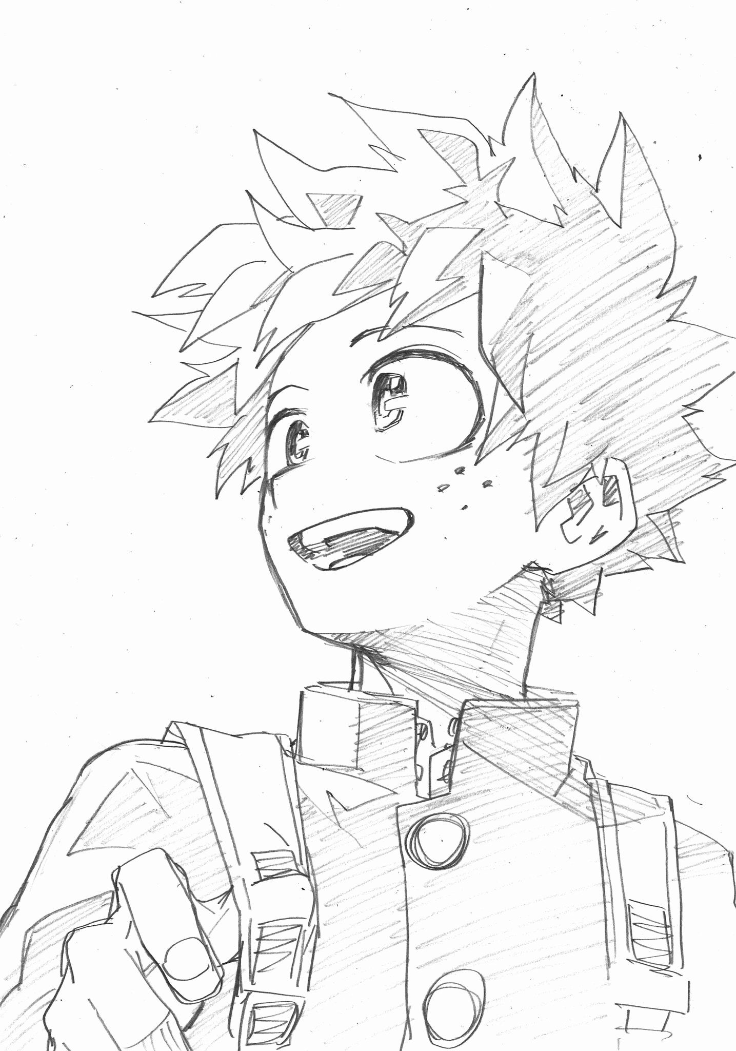 Anime Coloring Pages Mha - Coloring and Drawing