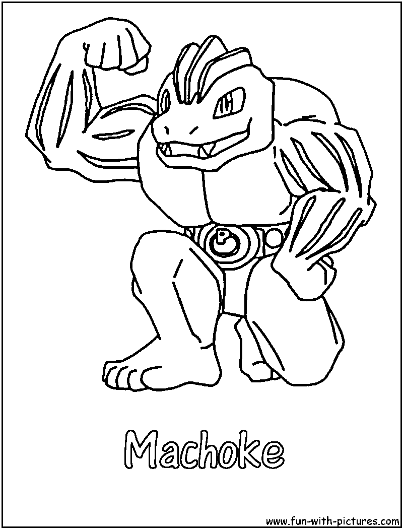 Machamp Coloring Pages (Page 6) - Line.17QQ.com