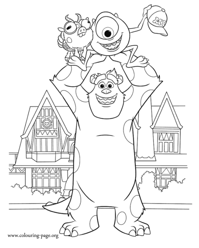Monsters University Coloring Pages - Free Printable Coloring Pages