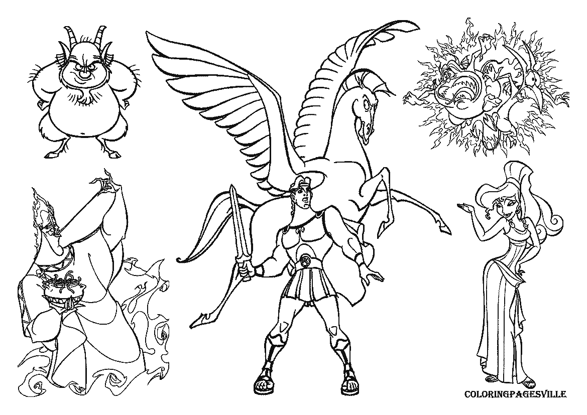 Greek Mythology Coloring Pages (17 Pictures) - Colorine.net | 4456
