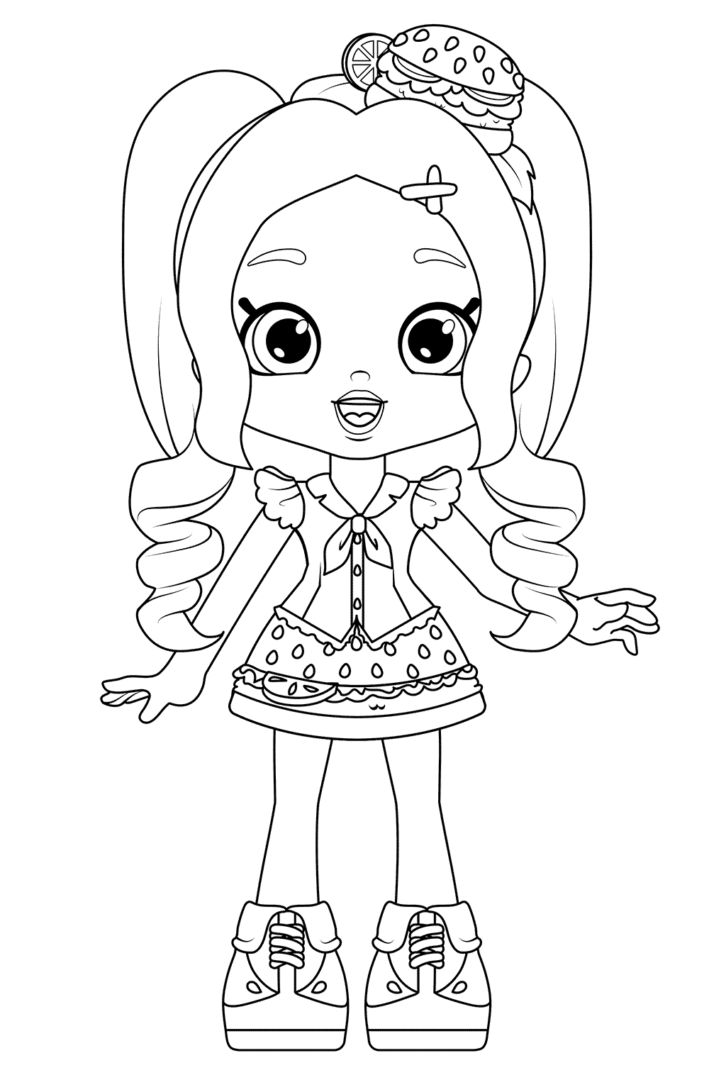 Shoppies Dolls Coloring Pages - GetColoringPages.com