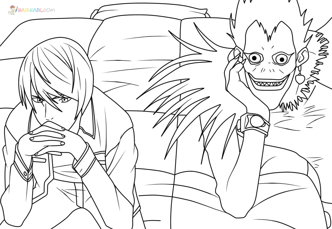 Death Note Coloring Pages | 55 New Pictures Free Printable