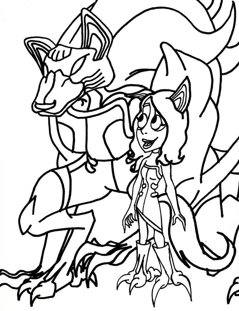 Benwolf Coloring Page