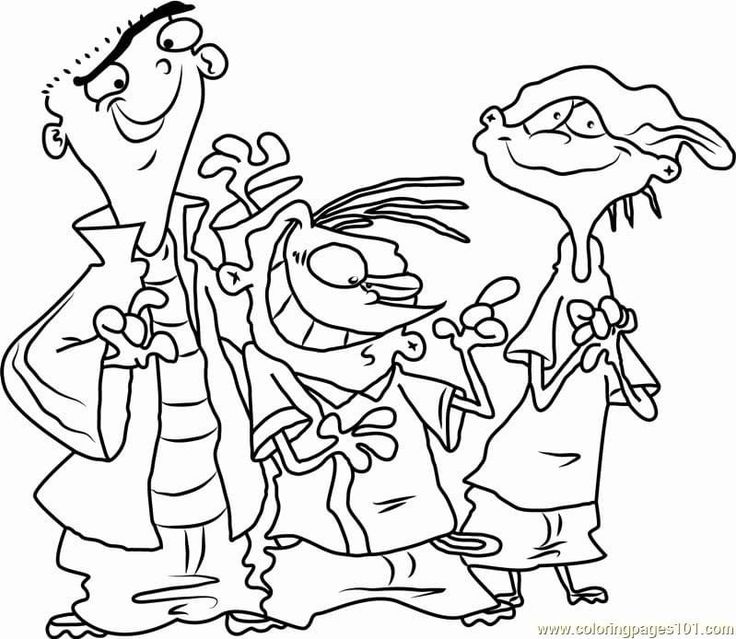 Pin by NIlton VC on Draw | Cartoon coloring pages, Coloring book art, Ed edd  n eddy