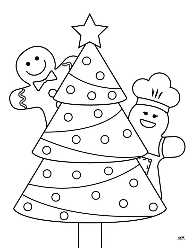 Gingerbread Man Coloring Pages - 20 ...