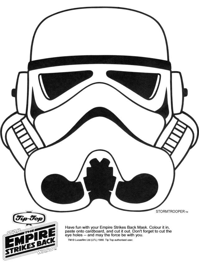 27+ Inspiration Picture of Stormtrooper Coloring Page - entitlementtrap.com  | Star wars mask printable, Star wars mask craft, Star wars stormtrooper art