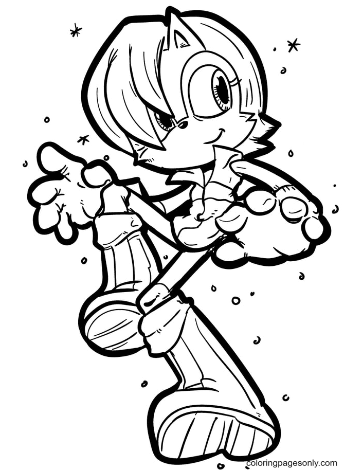 Fast Sonic Coloring Pages - Sonic Coloring Pages - Coloring Pages For Kids  And Adults