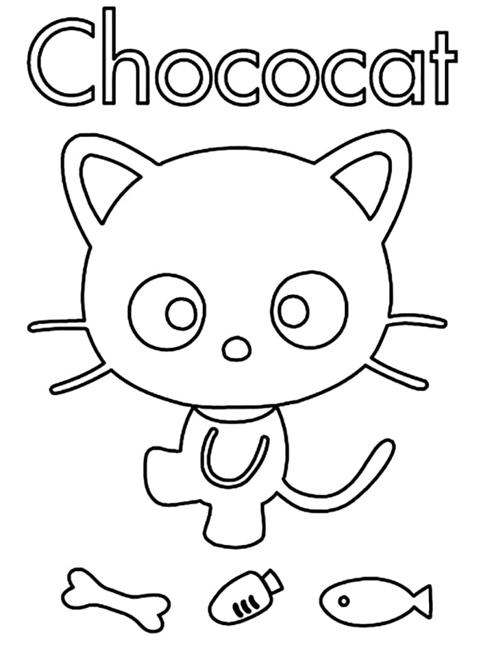 Chococat Coloring Pages - Free Printable Coloring Pages for Kids