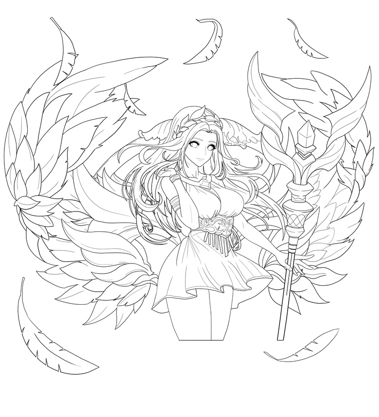 Coloring Book Illustration | Freelancer