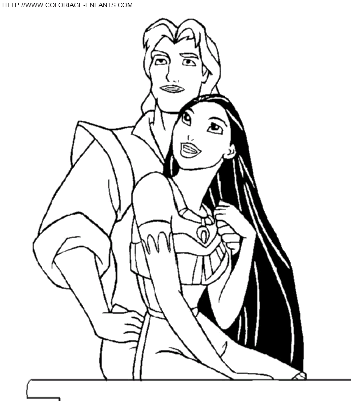 Free Pocahontas Coloring Page, Download Free Clip Art, Free ...