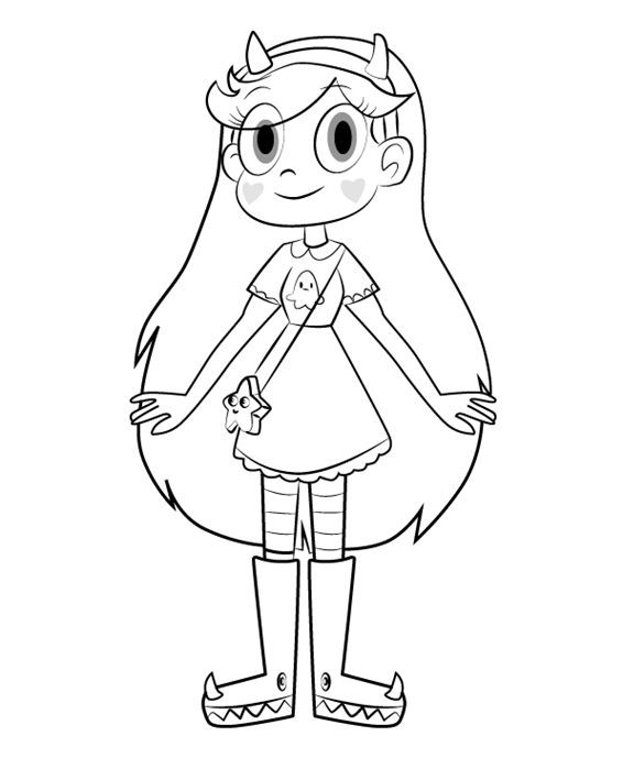 Star Vs The Forces Of Evil Coloring Pages