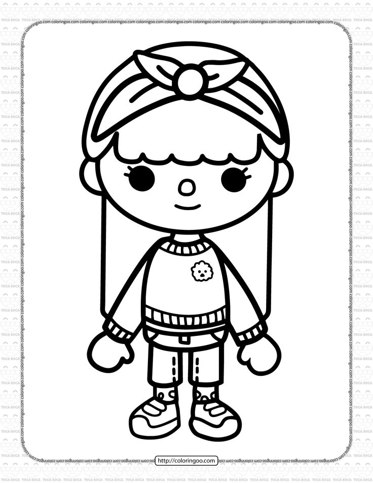 Toca Life Coloring Pages 6