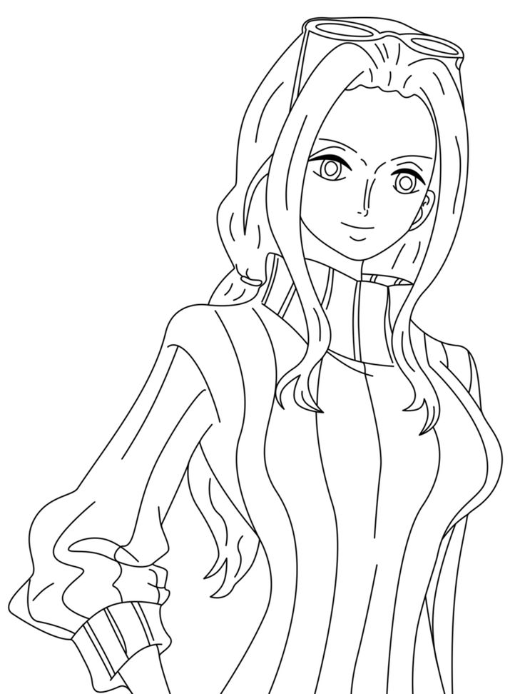 Nico robin, Manga coloring book, Robin ...