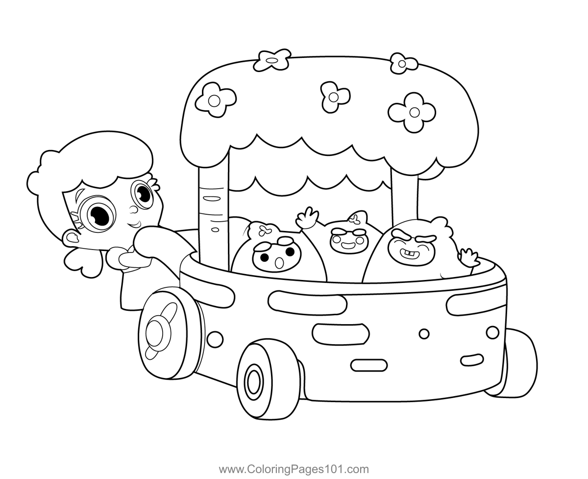 Yeti Sitting True and the Rainbow Kingdom Coloring Page for Kids - Free True  and the Rainbow Kingdom Printable Coloring Pages Online for Kids -  ColoringPages101.com | Coloring Pages for Kids