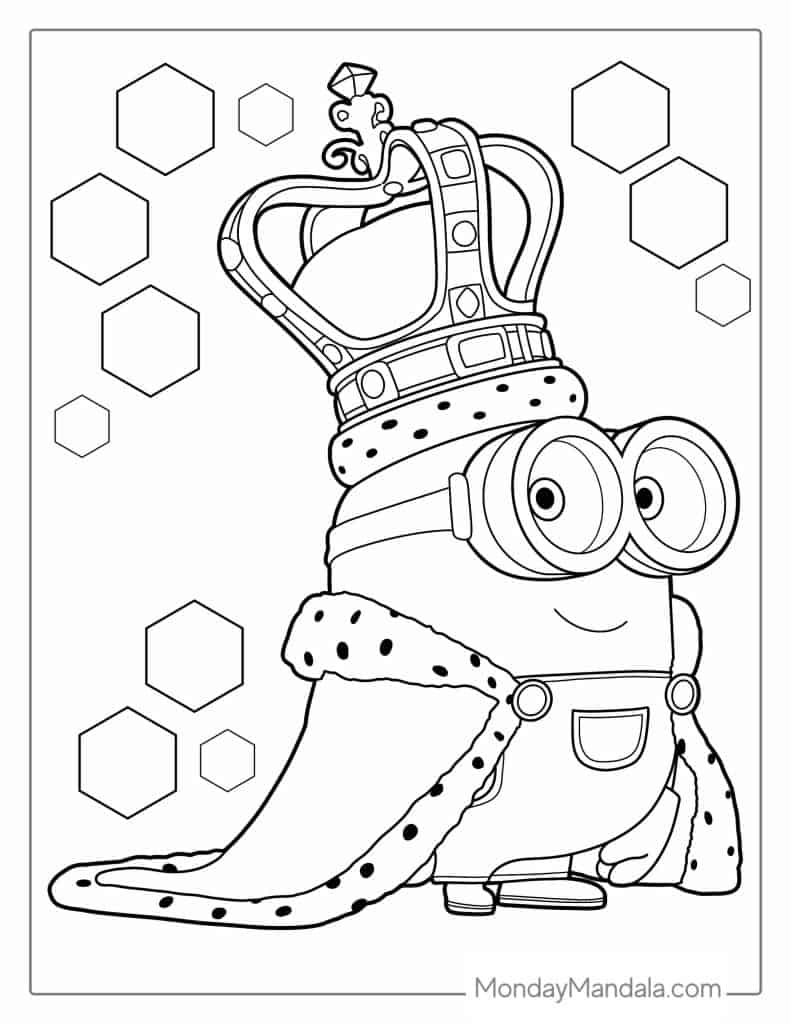 32 Minion Coloring Pages (Free PDF ...