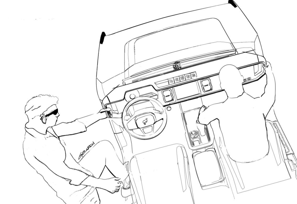 2021 Ford Bronco and F-150 Coloring Pages