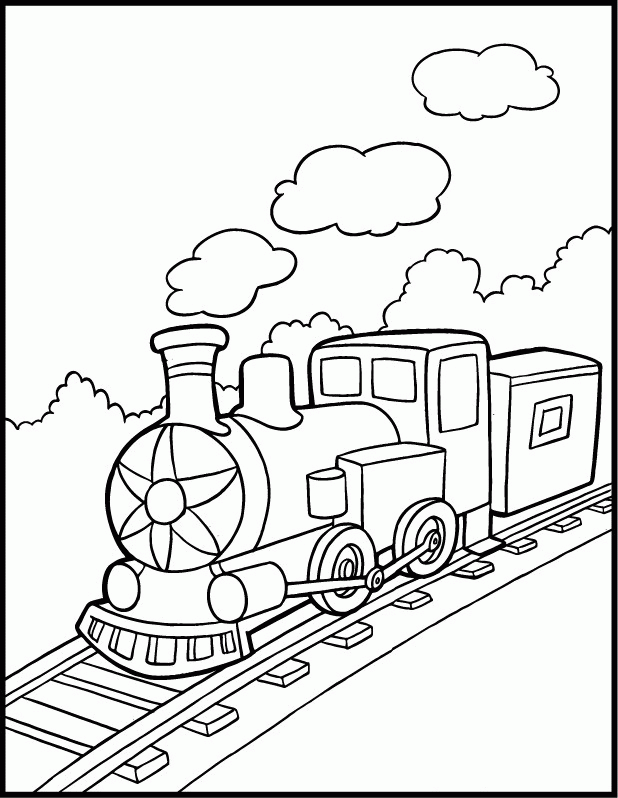 Train Coloring Pages For Kids Free Printable Coloring Pages 2014 