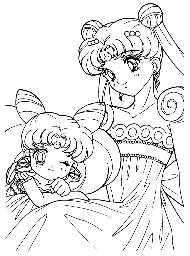 tagged anime sailor moon coloring pages to print