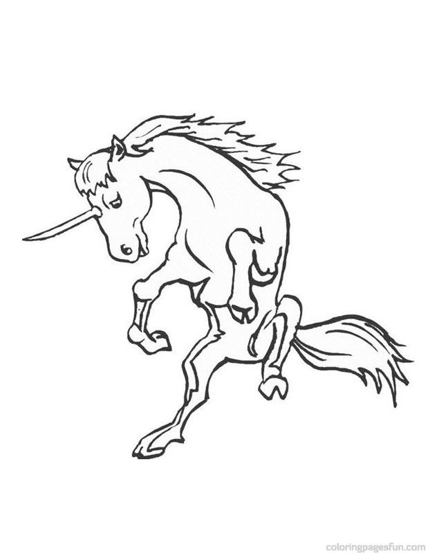 Unicorn | Free Printable Coloring Pages 