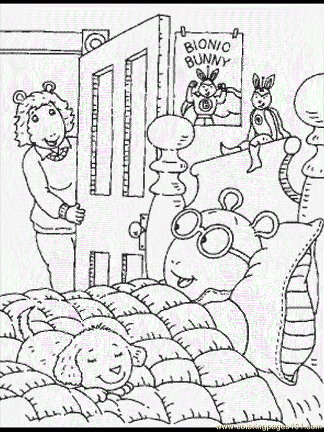 Coloring Pages arthur (Cartoons > Arthur) - free printable 