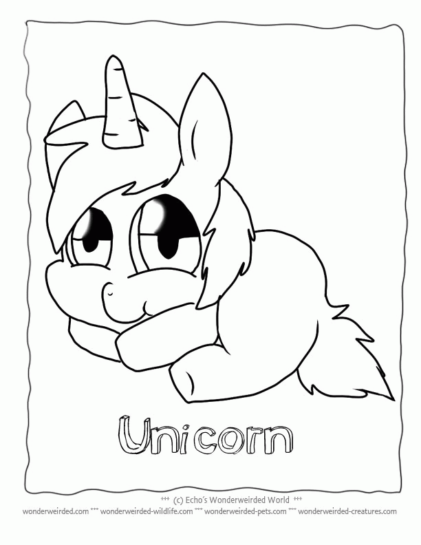 Baby Unicorn Coloring Pages | Free coloring pages