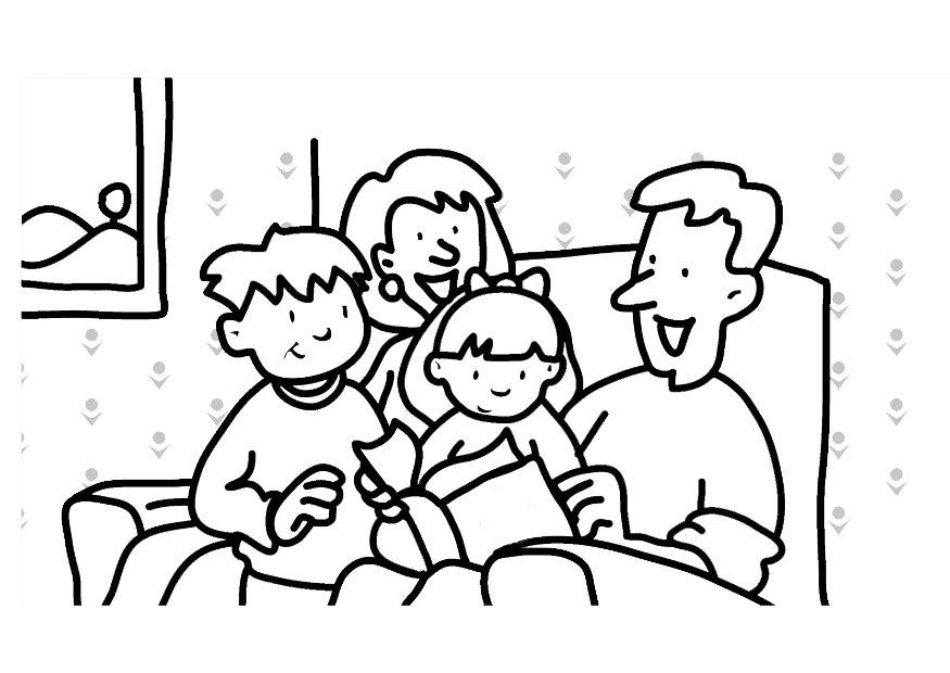 Coloring Pages Of A Family 111 | Free Printable Coloring Pages