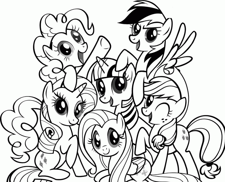 My Little Pony Coloring PagesMy Little Pony Printables To Color 