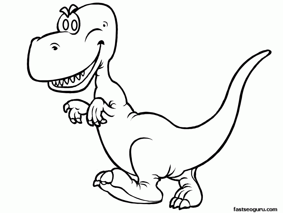Tyrannosaurus Rex Coloring Pages - Free Coloring Pages For 