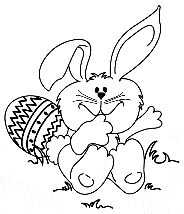 Easter Bunny Printable Coloring Pages | Coloring - Part 5