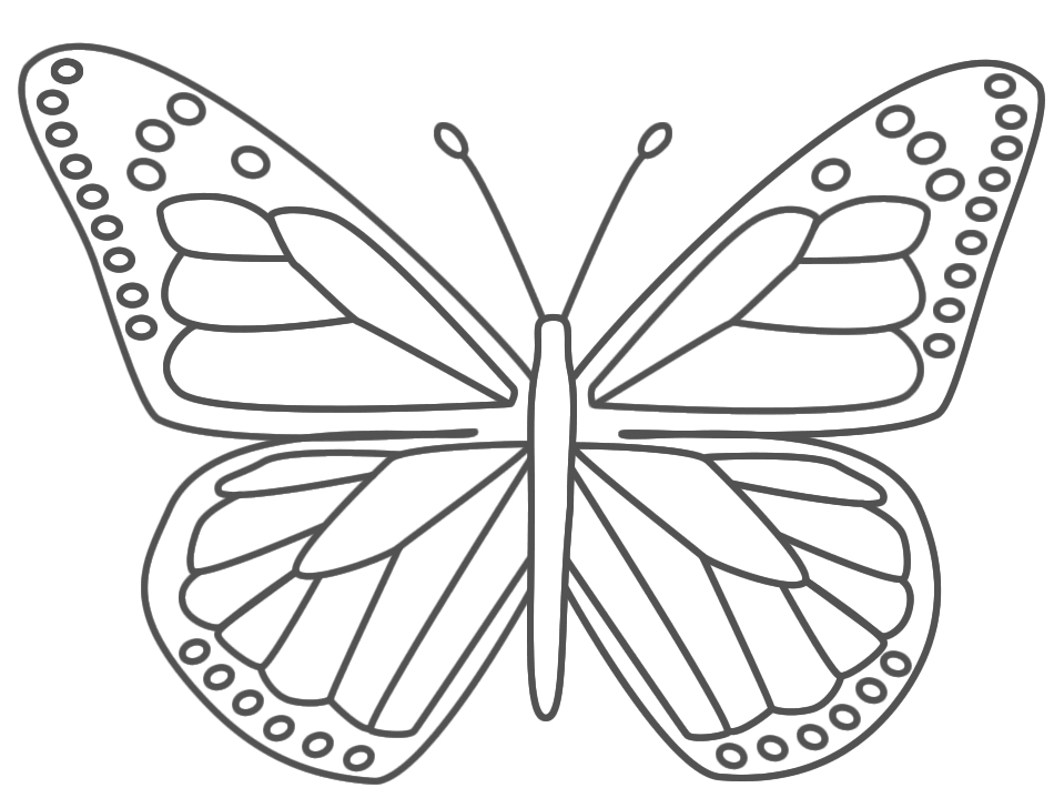Butterfly Coloring Pages Printable 561 | Free Printable Coloring Pages