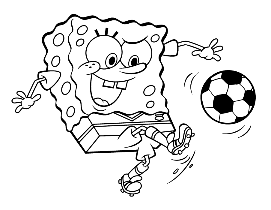 Spongebob As a Police Coloring PAge - Nickelodeon Coloring Pages 