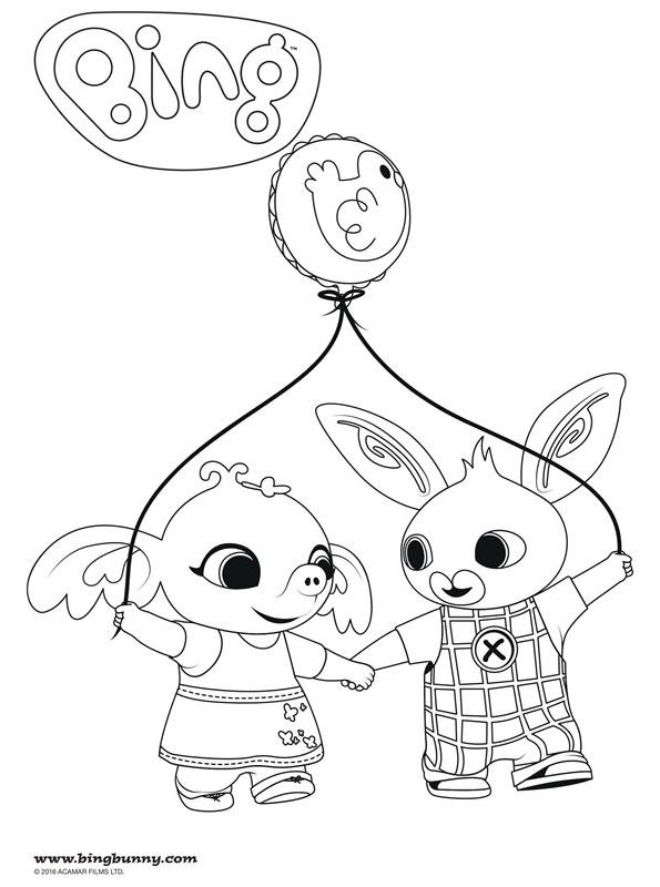 Kids-n-fun.com | Coloring page Bing Bunny Bing 15