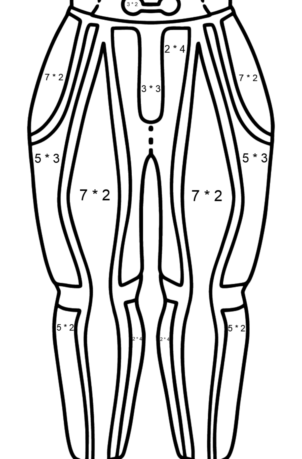 Pants coloring page ♥ Play Online, and Print for Free!
