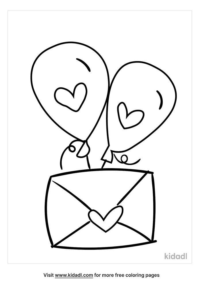 Envelope Coloring Pages | Free At-home Coloring Pages | Kidadl