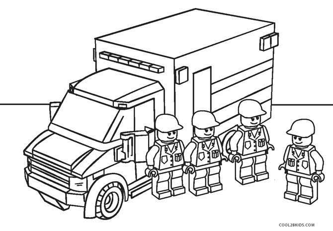 Free Printable Lego Coloring Pages For Kids