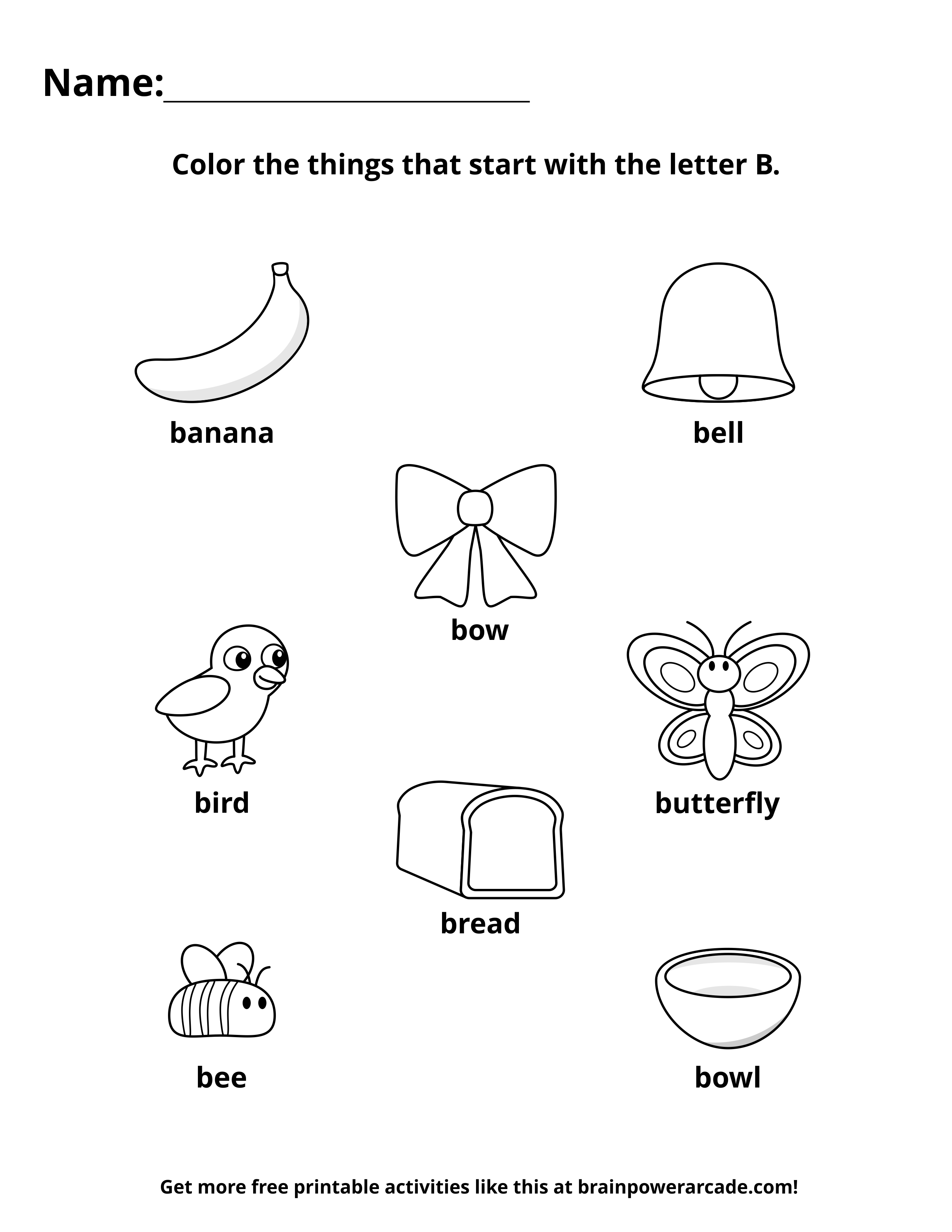 Coloring Pages | Brainpower Arcade