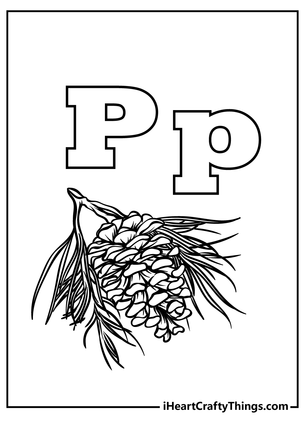 Printable Letter P Coloring Pages (Updated 2022)