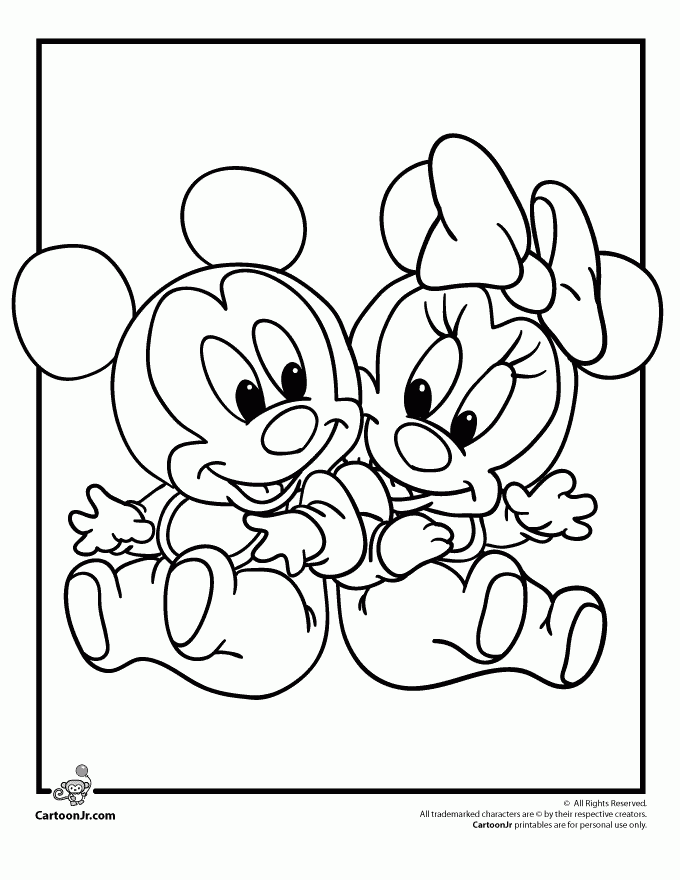 Take Ba Minnie Mouse Coloring Pages Az Coloring Pages, Fast Baby ...