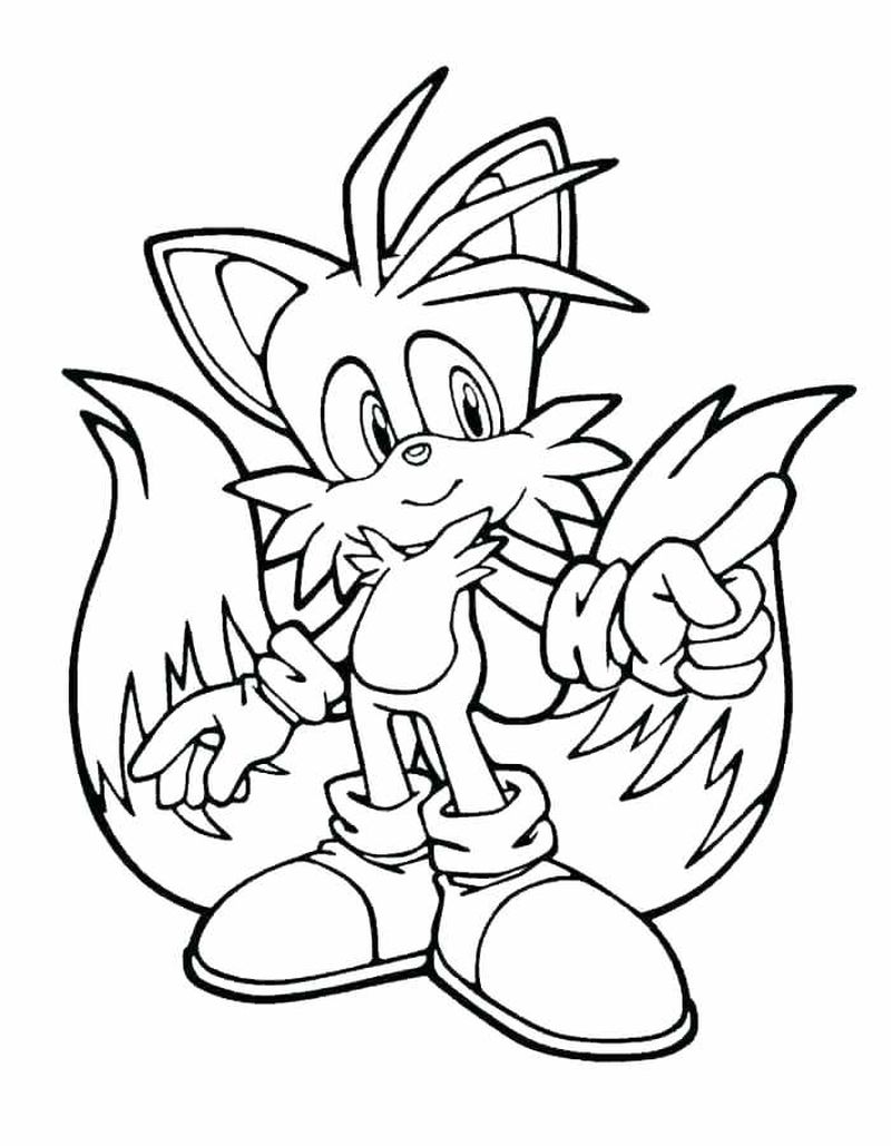 Sonic The Hedgehog Coloring Pages (PDF Download) - Coloringfolder.com