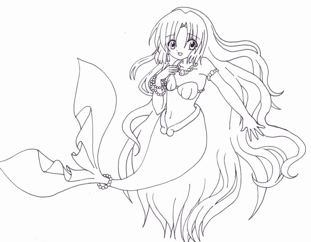 Mermaid Melody Pichi Pitch Coloring Pages Print - Colorine.net ...