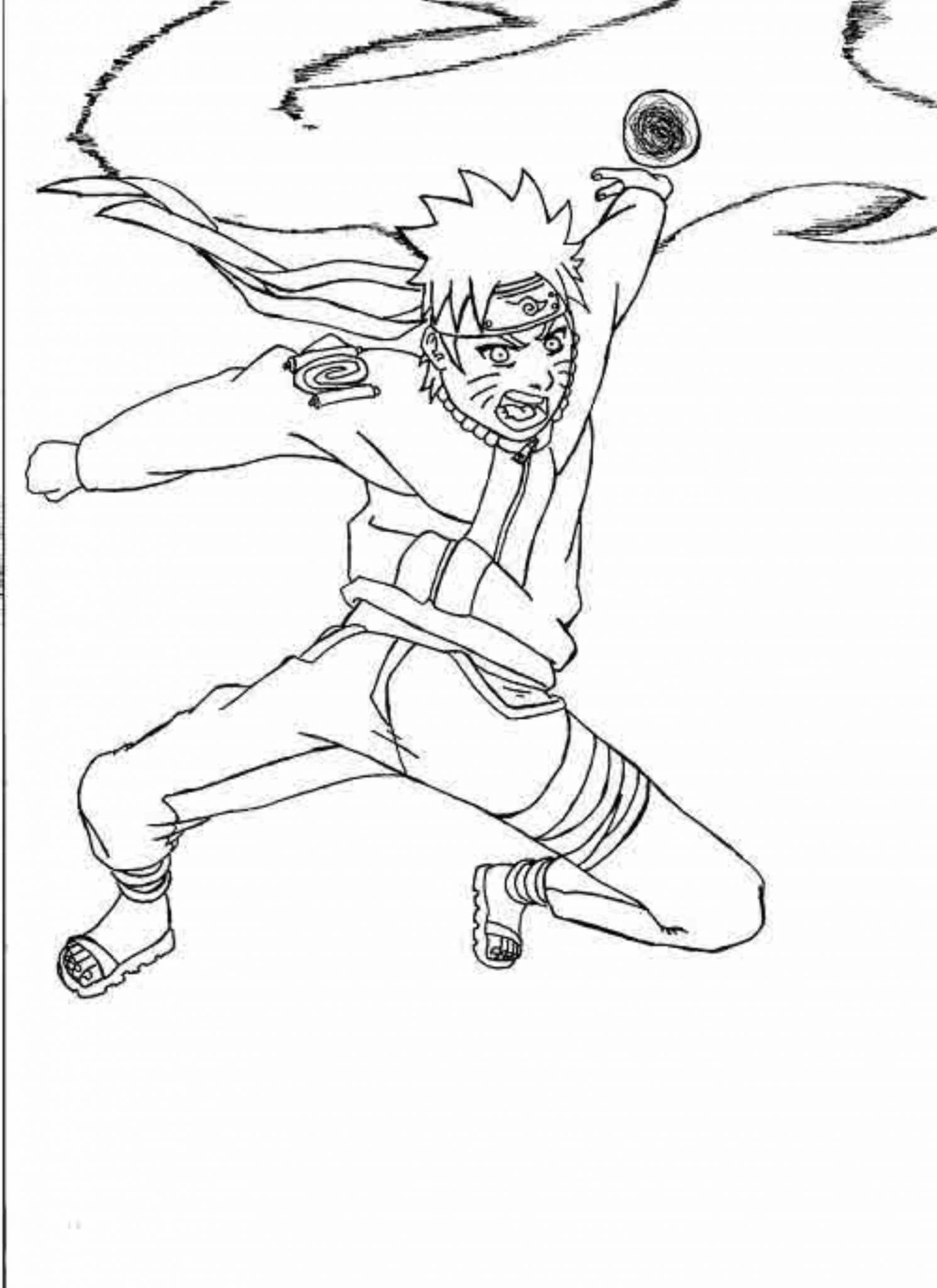 Printable Naruto Coloring Pages to Get Your Kids Occupied