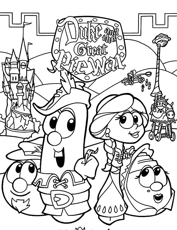 Larry Boy Duke And The Great Pie War Coloring Pages : Coloring Sky | Coloring  pages, Coloring pages inspirational, Easter coloring pages