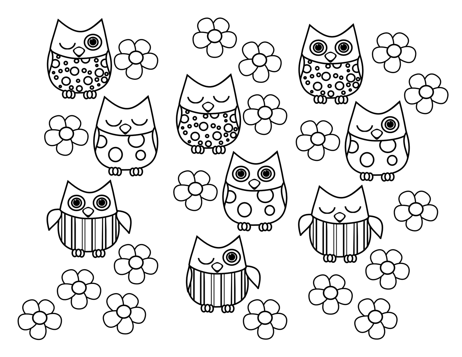 Owl Cute Sweetheart Owl Coloring Page Kiddos Origami Owl Jewelry ...