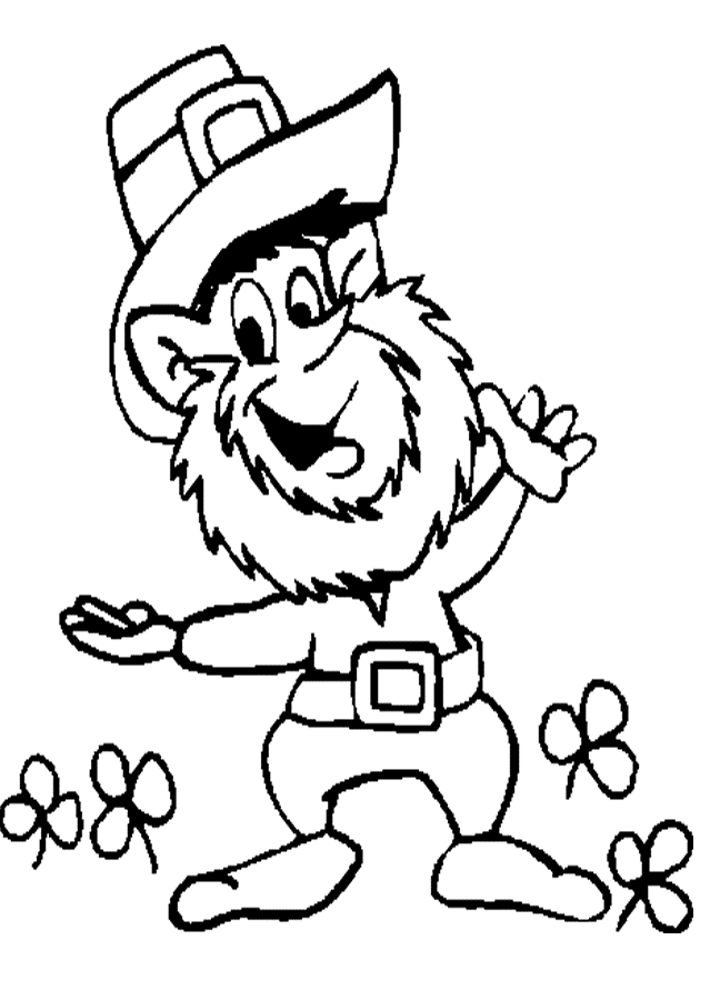 Leprechaun Coloring Pages - Dr. Odd