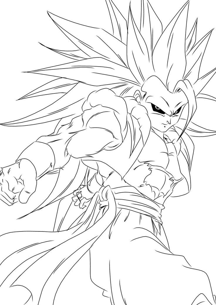 fighting dragon ball z coloring pages - Clip Art Library