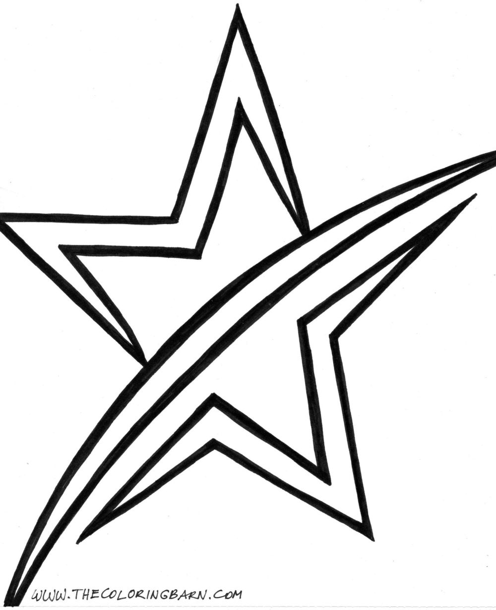 Free Shooting Star Coloring Pages, Download Free Shooting Star Coloring  Pages png images, Free ClipArts on Clipart Library