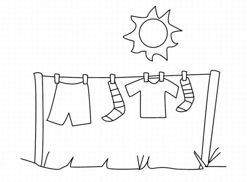 Clothes Iron Coloring Pages - Coloring Pages For All Ages