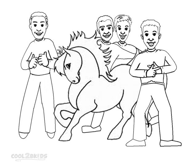 Wiggles Printable Coloring Page