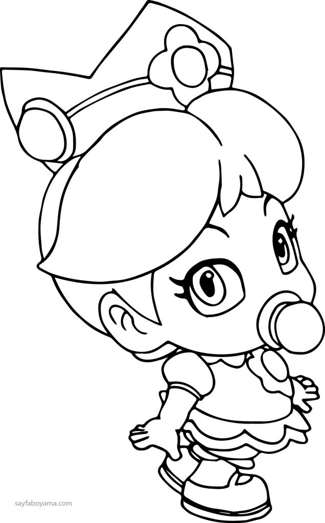 14 Pics of Mario Kart Daisy Coloring Pages - Daisy From Mario ...