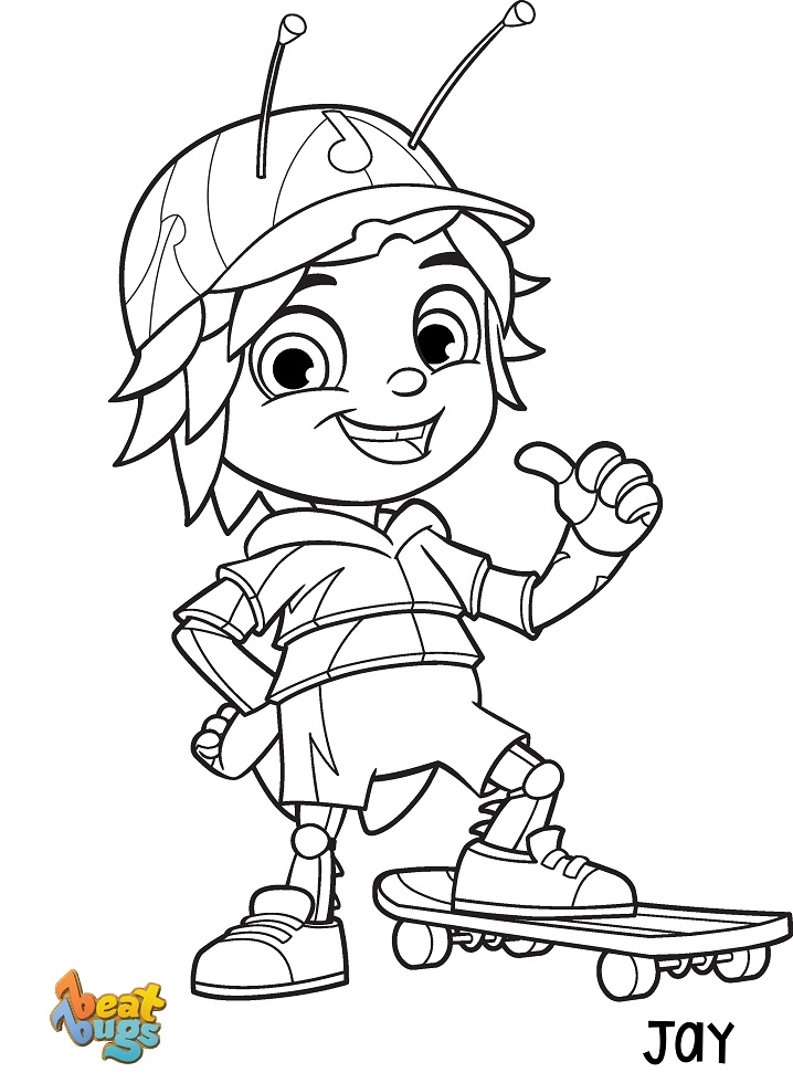 Beat Bugs Coloring Pages - Free Printable Coloring Pages for Kids